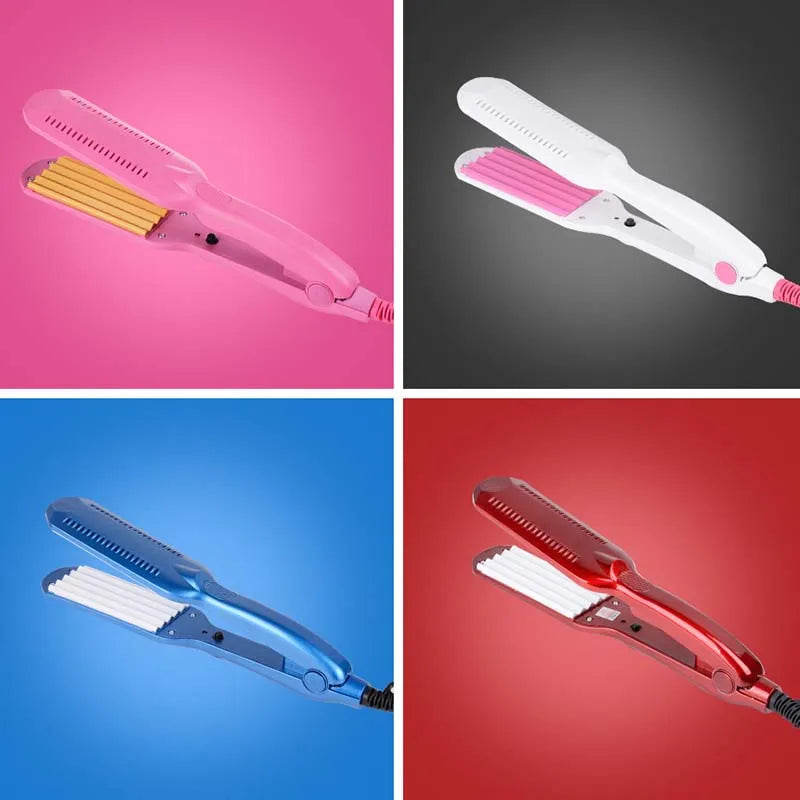 Professional Ceramic Hair Crimper & Curler