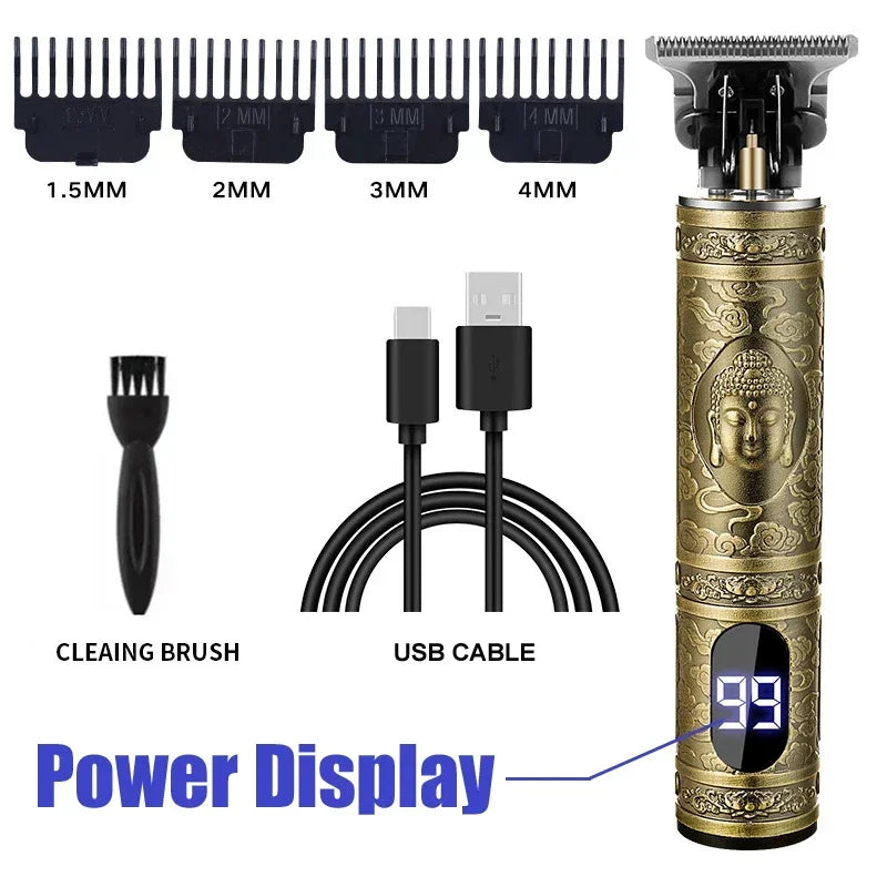 T9 Professional Electric Hair Clipper for Men