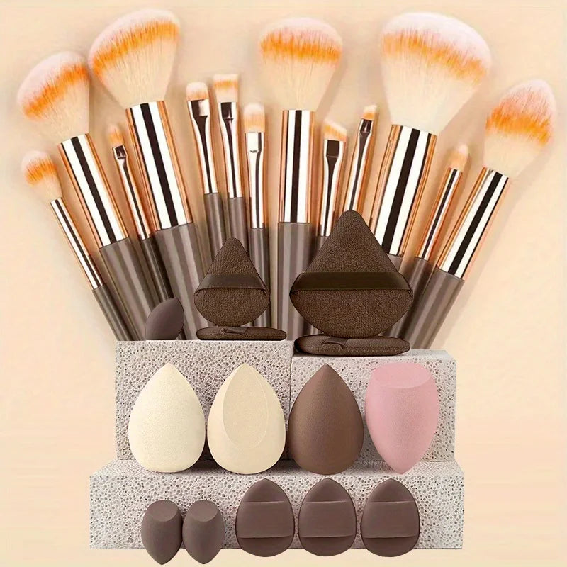Professional Makeup Brush Set (8–29 Pcs)