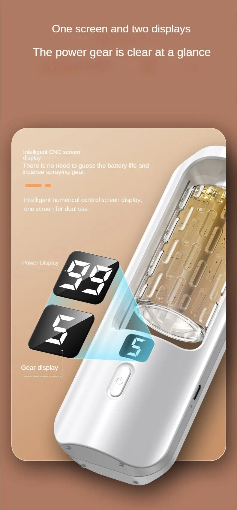 50ML Wall-Mounted Essential Oil Aroma Diffuser