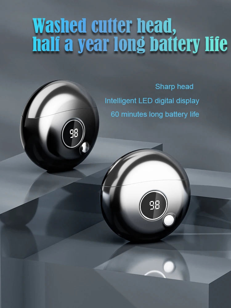 Men’s Mini Dual-Head Electric Shaver (Type-C Rechargeable)