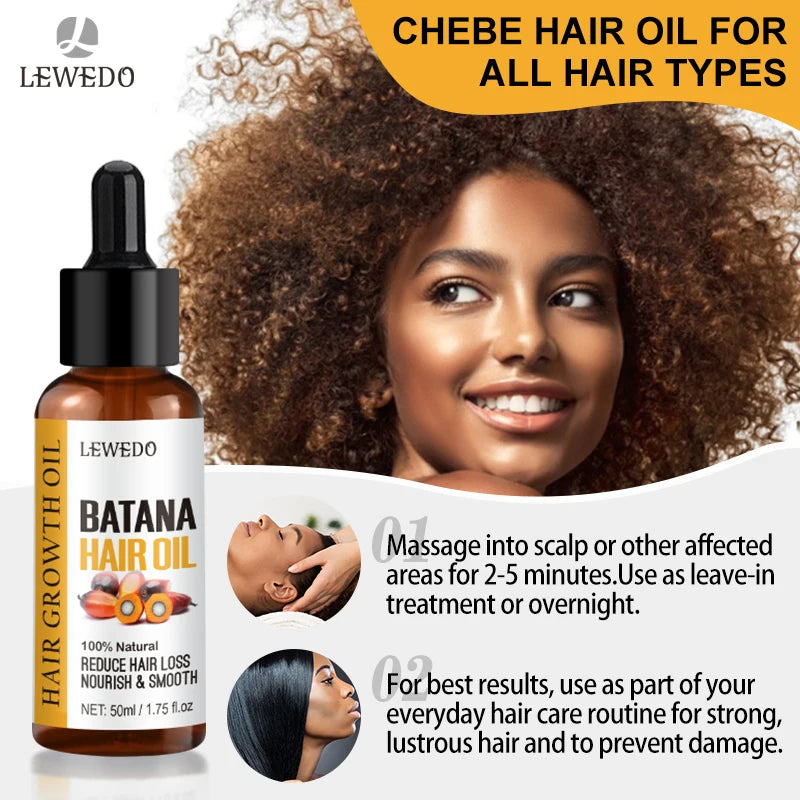 Lewedo Naturals Batana Oil – Fast Hair Growth & Nourishment