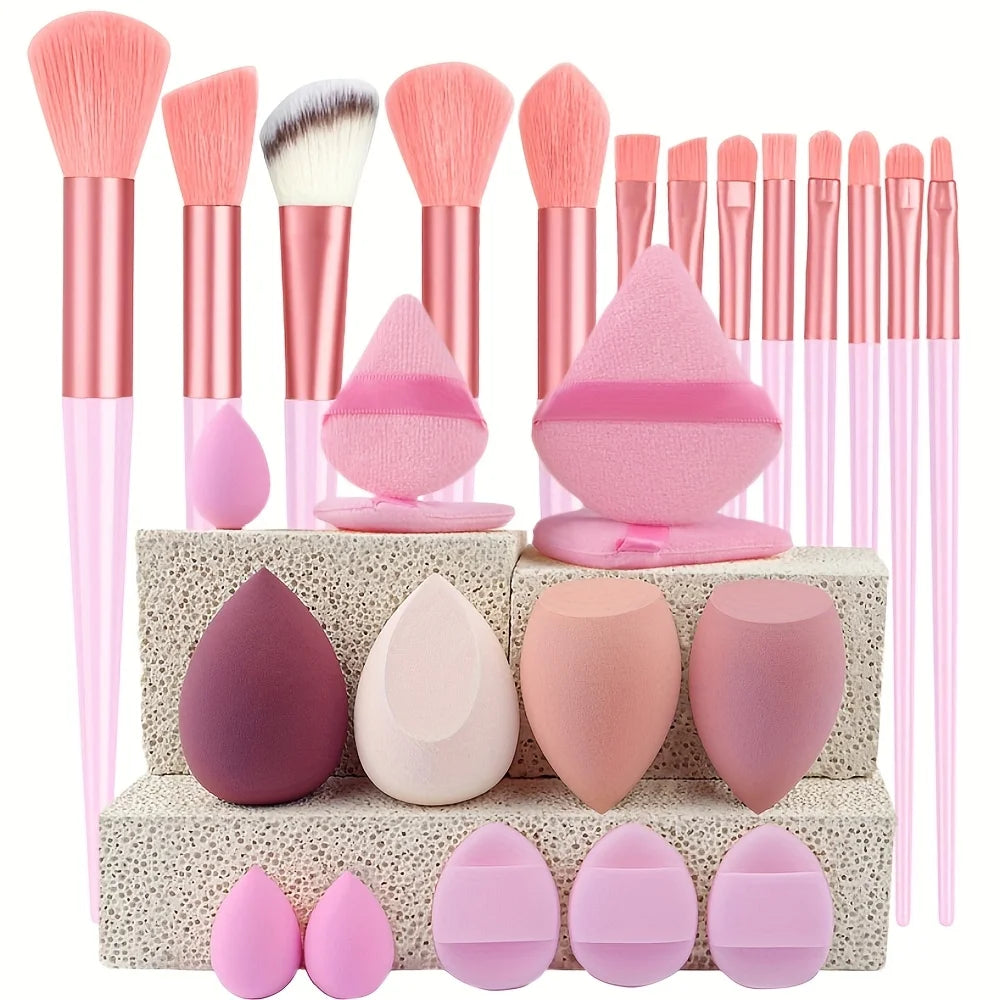 Professional Makeup Brush Set (8–29 Pcs)