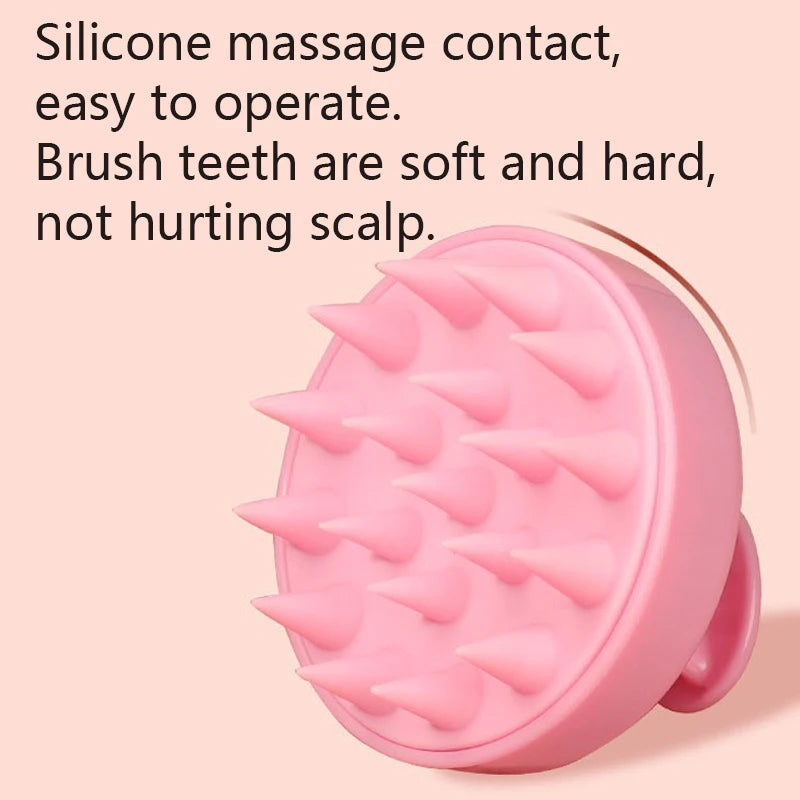 Silicone Scalp Scrubber & Shampoo Brush