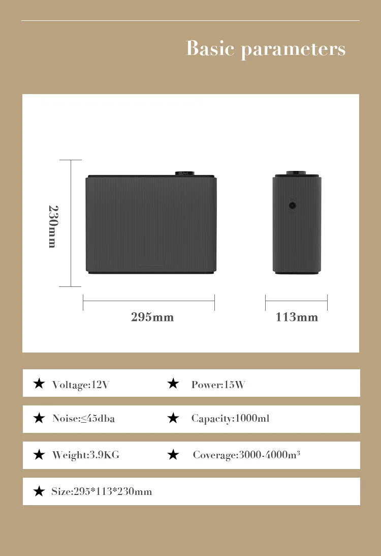 NAMSTE 4000m³ Smart HVAC Aroma Diffuser