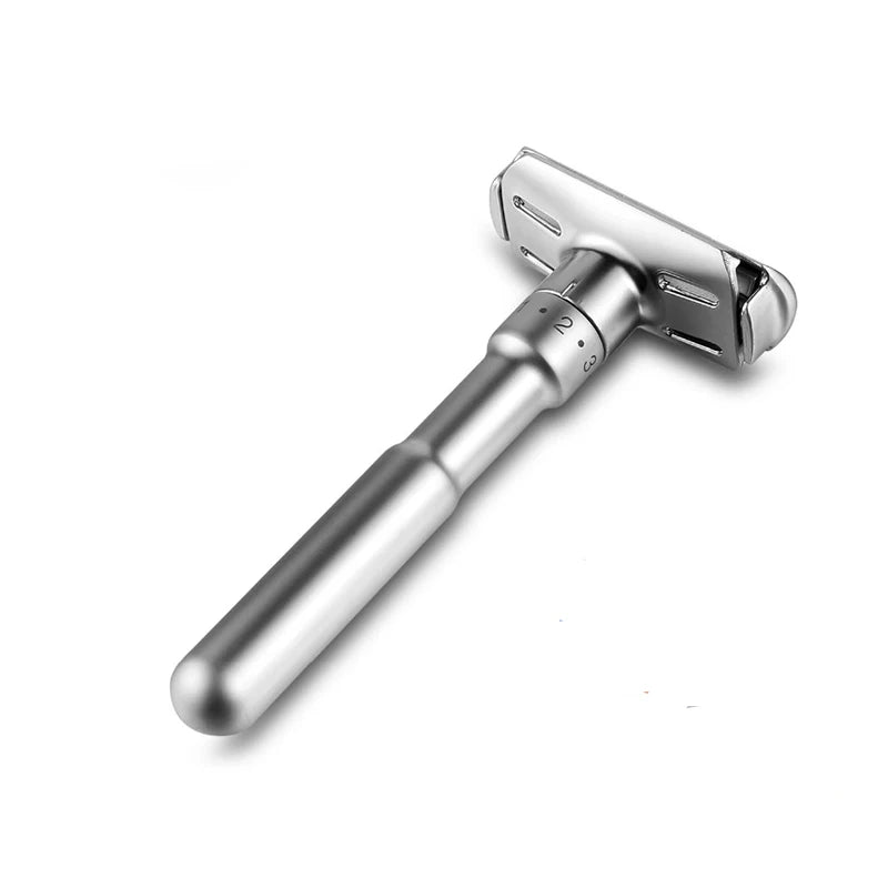 Adjustable Folding Double-Edge Safety Razor for Men