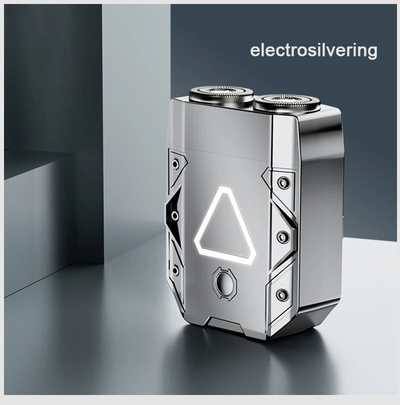 Men’s Mini Dual-Head Electric Shaver (Type-C Rechargeable)