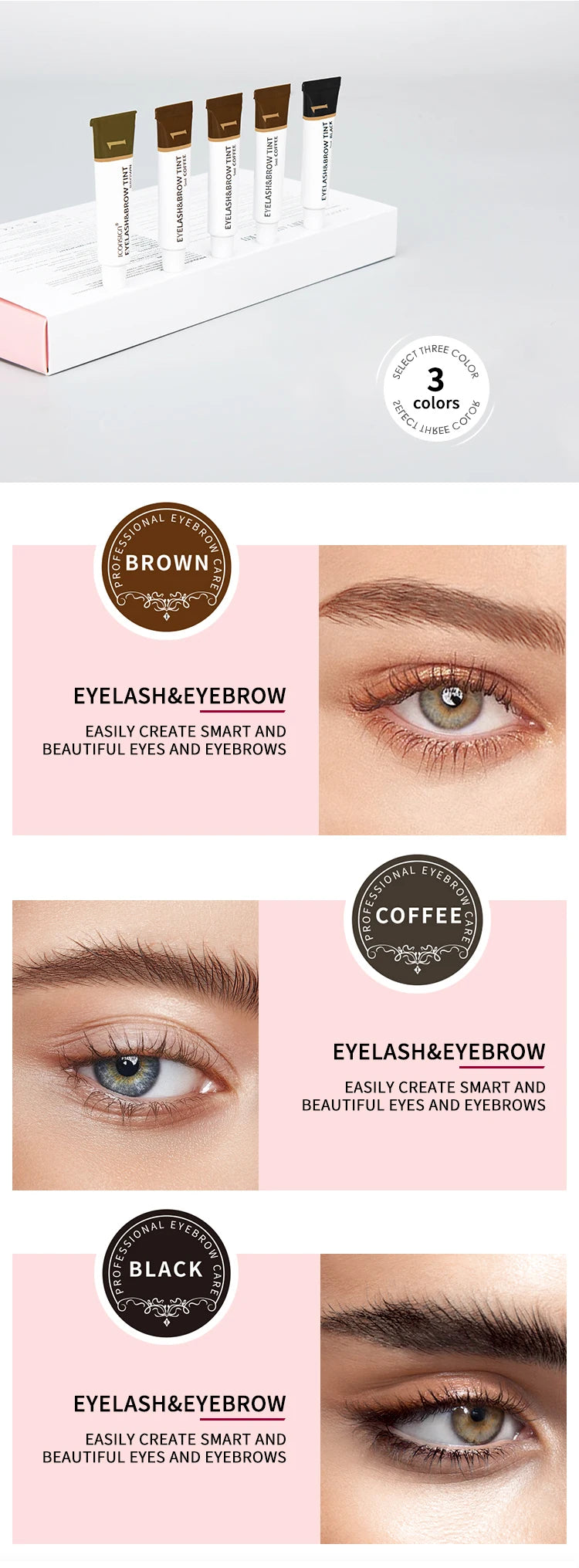 ICONSIGN Eyelash & Eyebrow Tint Kit