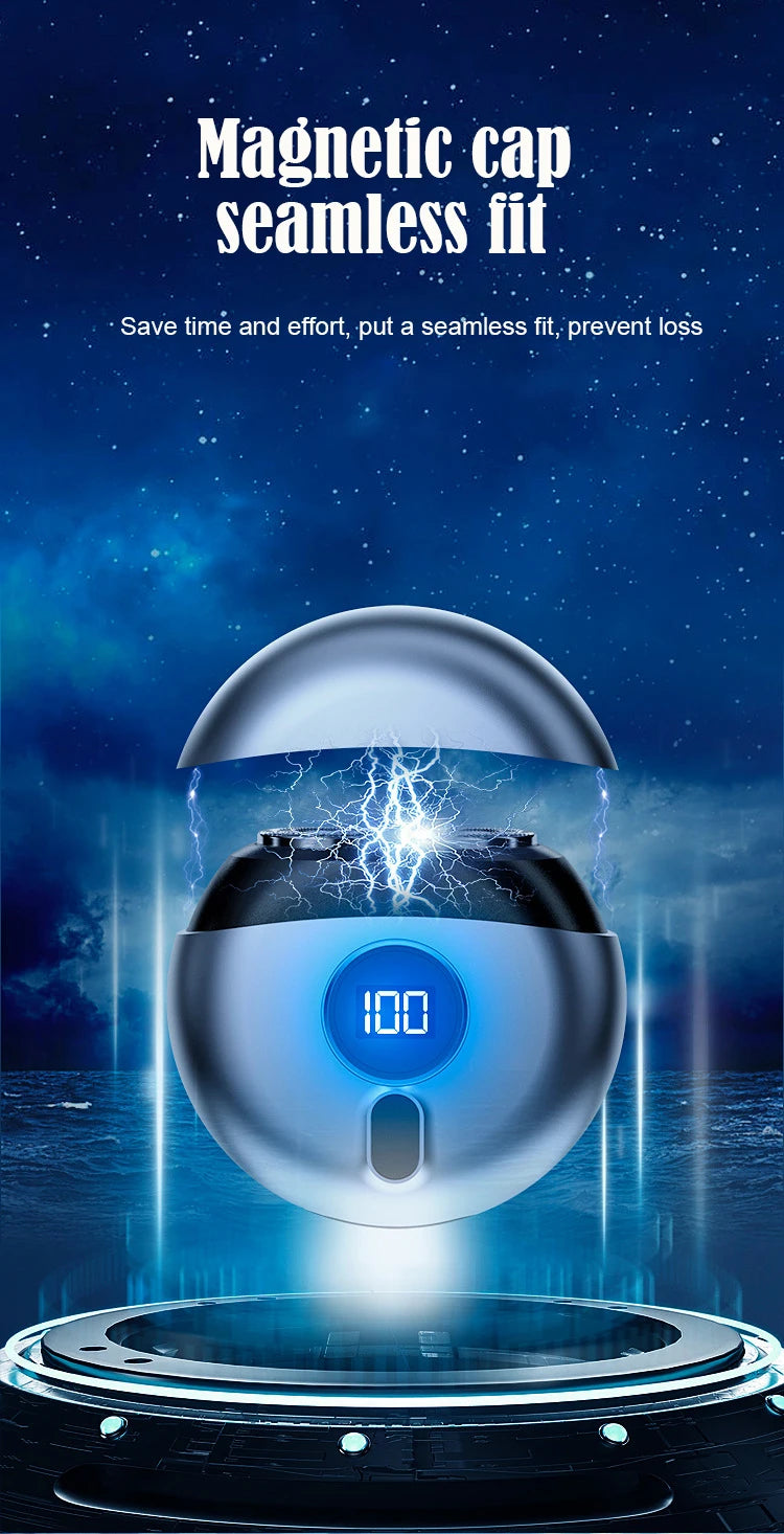 Men’s Mini Dual-Head Electric Shaver (Type-C Rechargeable)