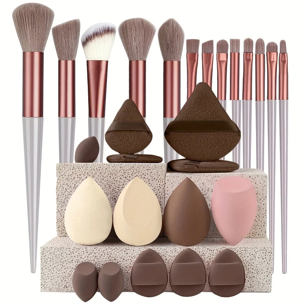 Professional Makeup Brush Set (8–29 Pcs)