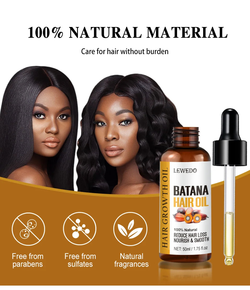 Lewedo Naturals Batana Oil – Fast Hair Growth & Nourishment