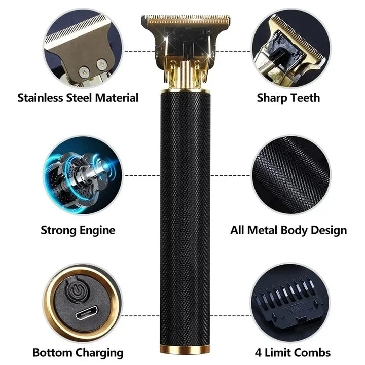 T9 Professional Electric Hair Clipper for Men