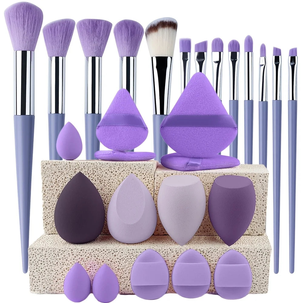 Professional Makeup Brush Set (8–29 Pcs)