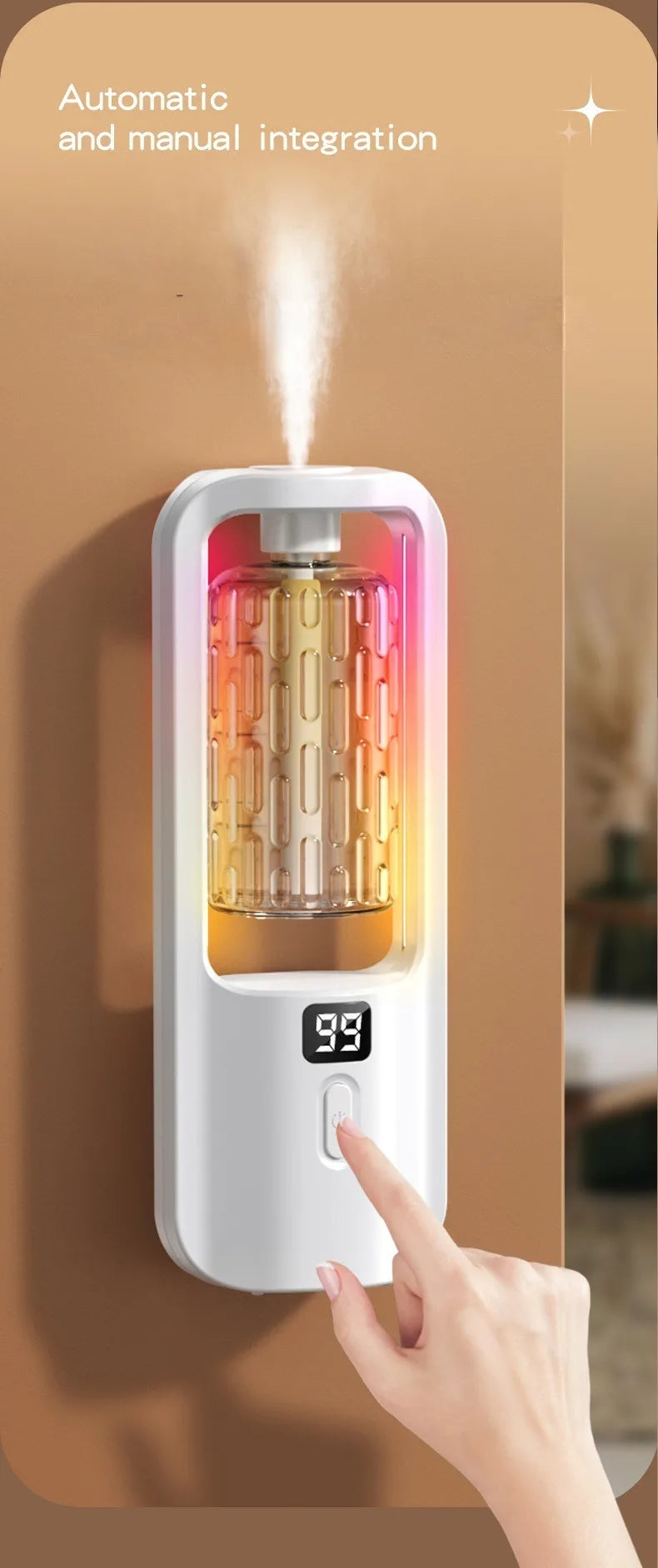 50ML Wall-Mounted Essential Oil Aroma Diffuser