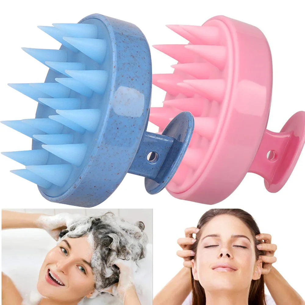 Silicone Scalp Scrubber & Shampoo Brush