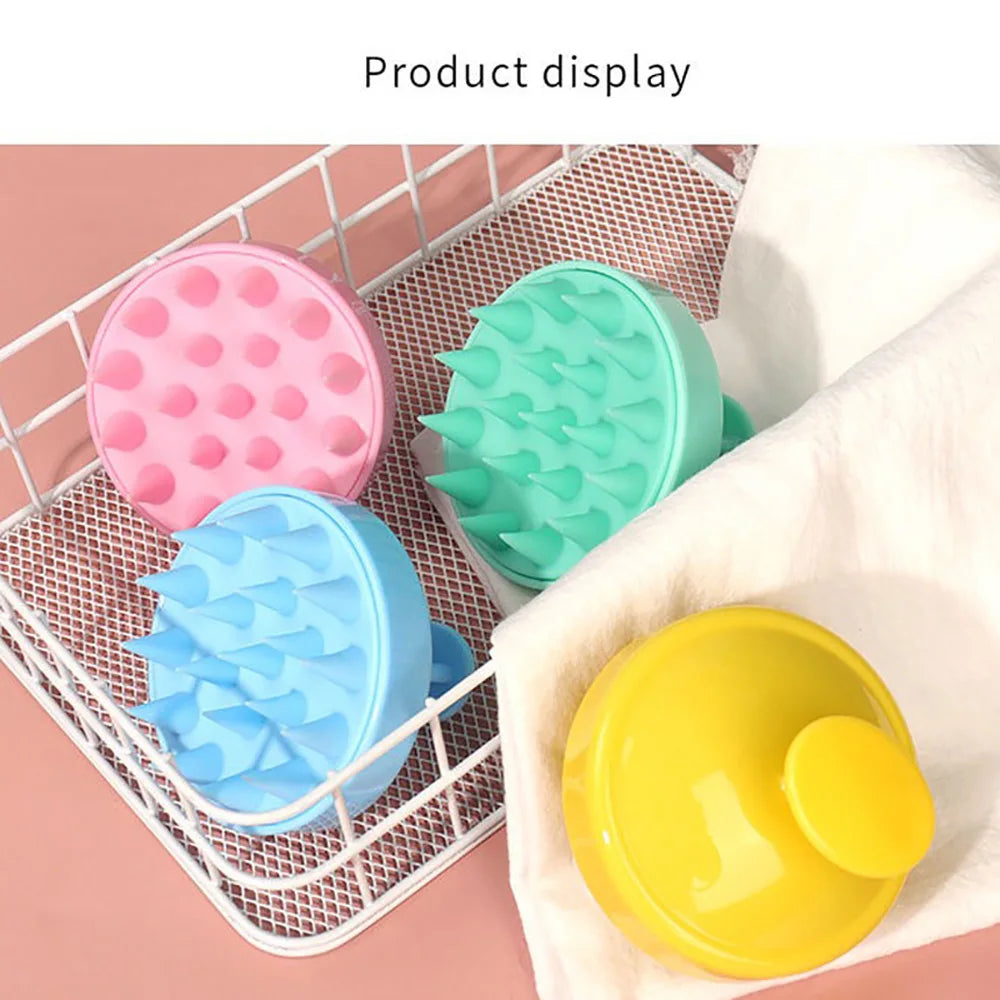 Silicone Scalp Scrubber & Shampoo Brush