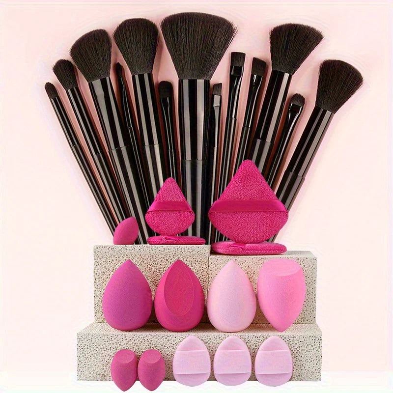 Professional Makeup Brush Set (8–29 Pcs)