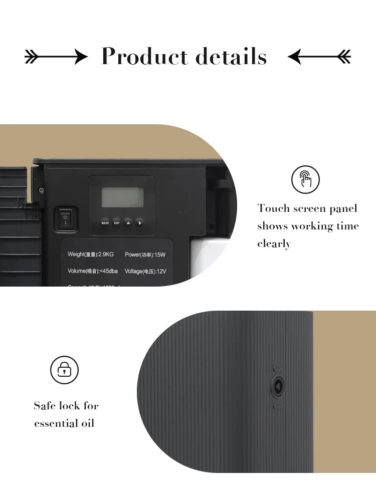 NAMSTE 4000m³ Smart HVAC Aroma Diffuser