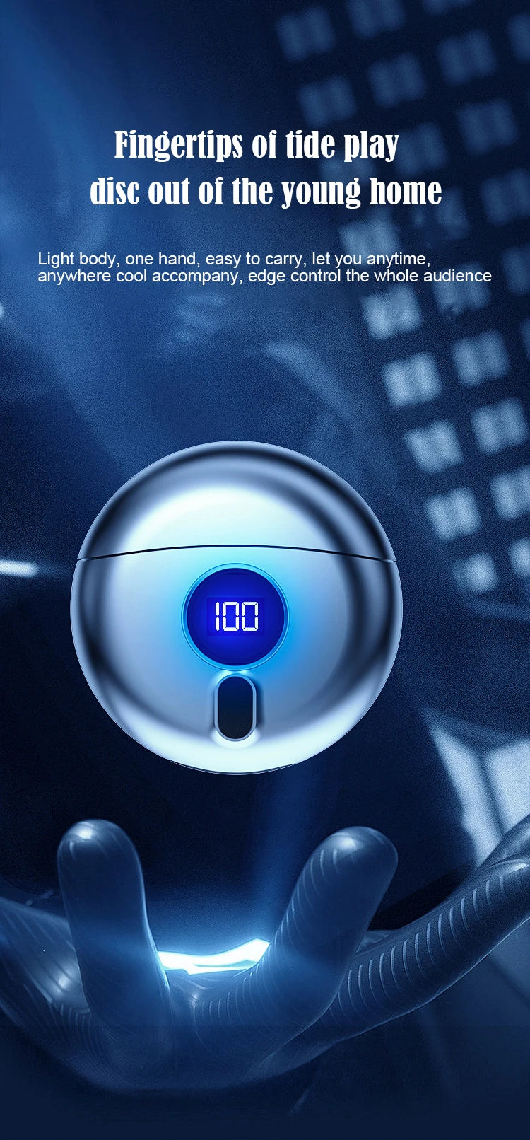 Men’s Mini Dual-Head Electric Shaver (Type-C Rechargeable)