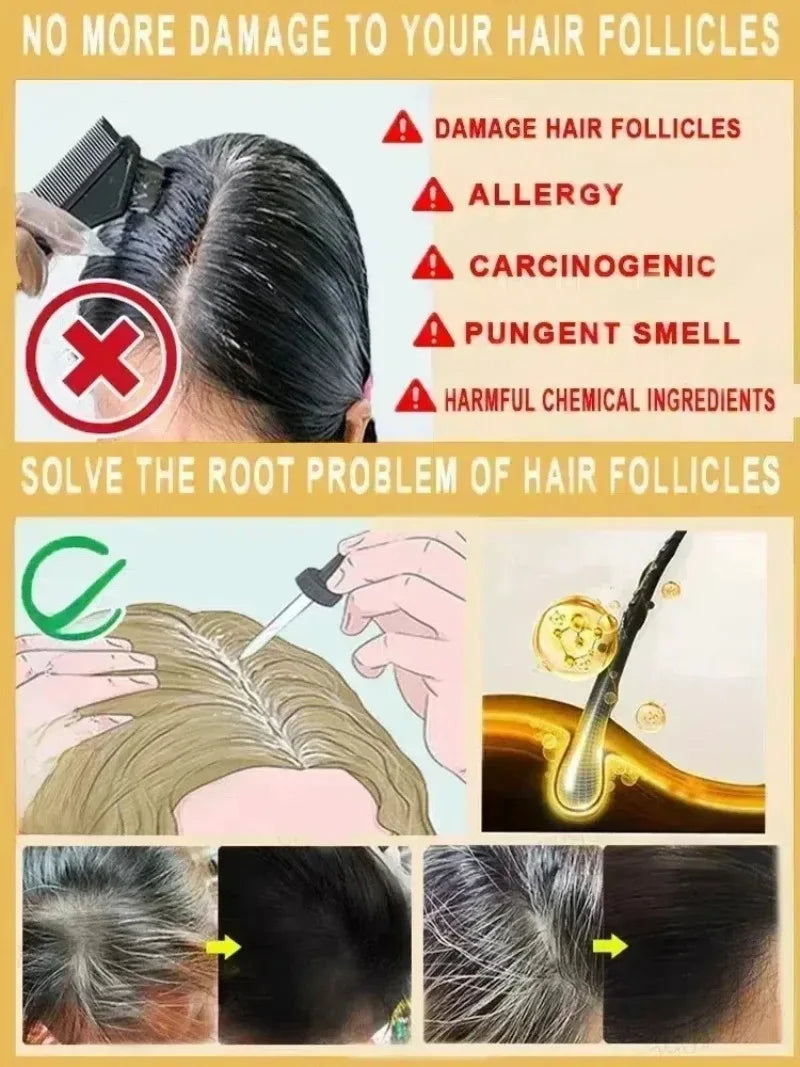 White Hair Killer – Gray Hair Removal & Natural Color Restorer