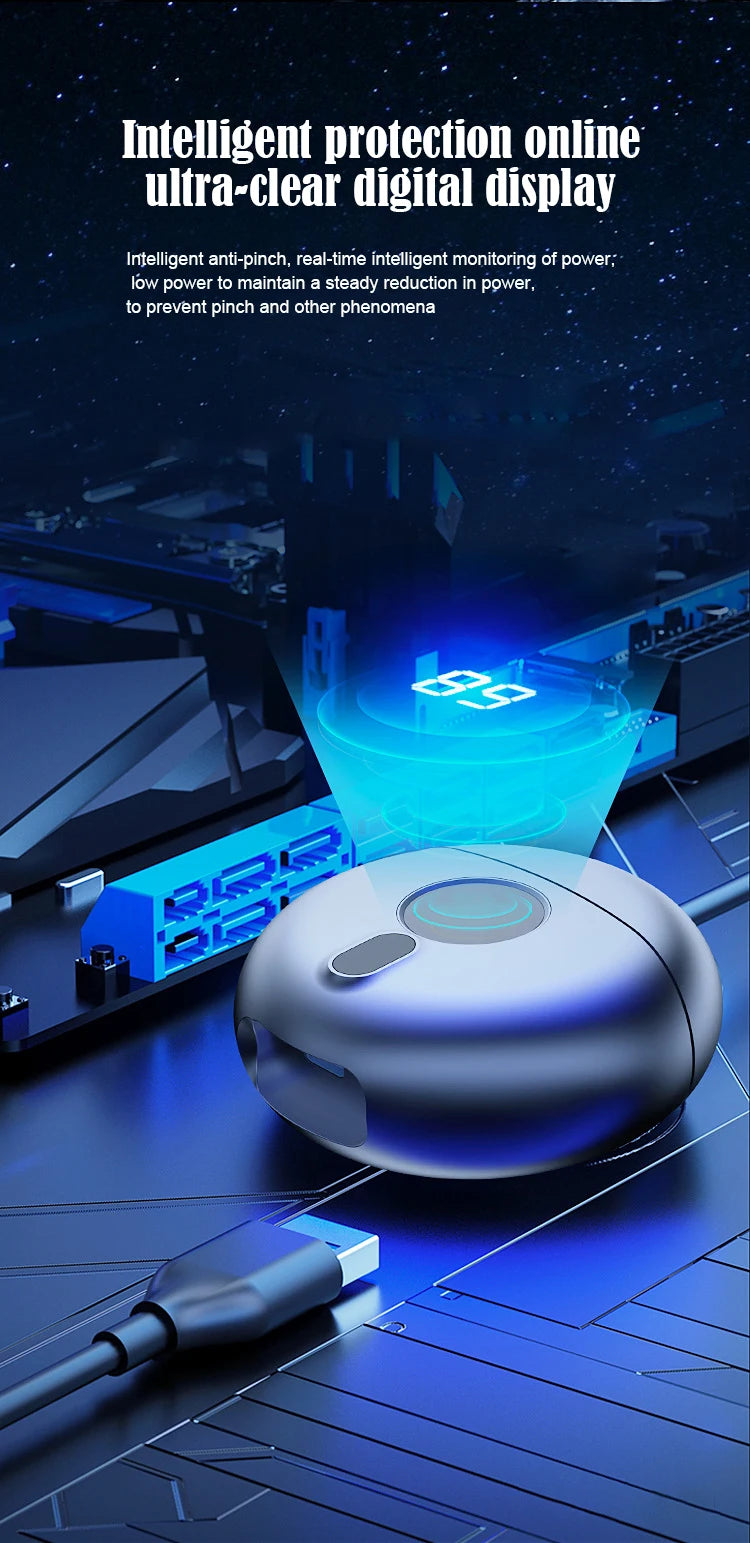 Men’s Mini Dual-Head Electric Shaver (Type-C Rechargeable)