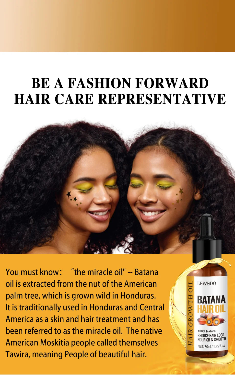 Lewedo Naturals Batana Oil – Fast Hair Growth & Nourishment